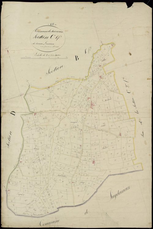 Sadournin - Sadournin.- Section C, 1re feuille