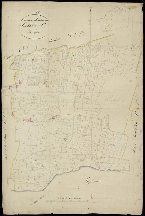 Sadournin - Sadournin.- Section C, 2e feuille