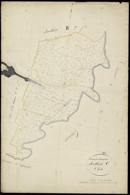 Sadournin - Sadournin.- Section C, 3e feuille