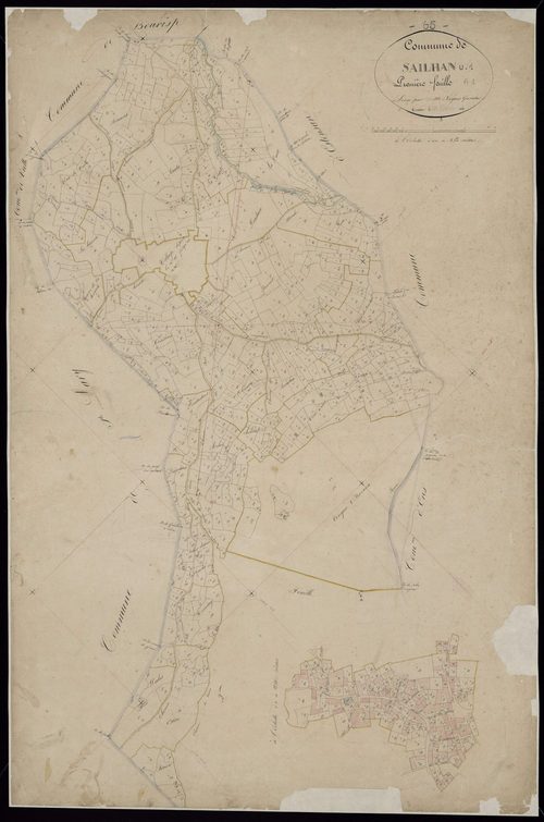 Sailhan - Sailhan.- Section A, 1re feuille