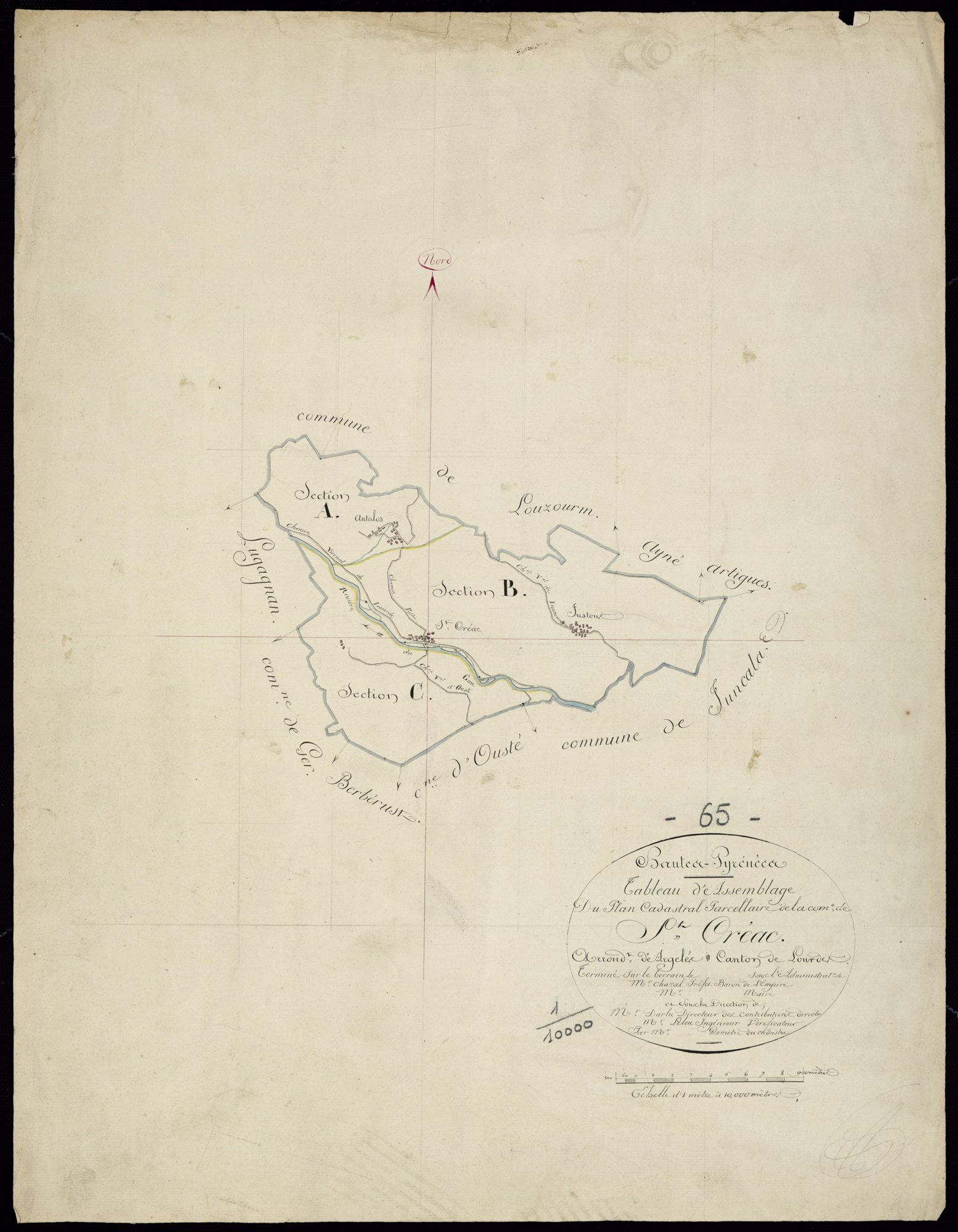 Saint-Créac - Saint-Créac.- Tableau d'assemblage.