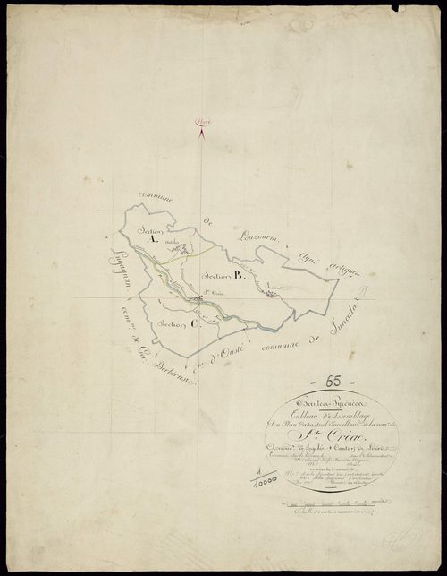 Saint-Créac - Saint-Créac.- Tableau d'assemblage.