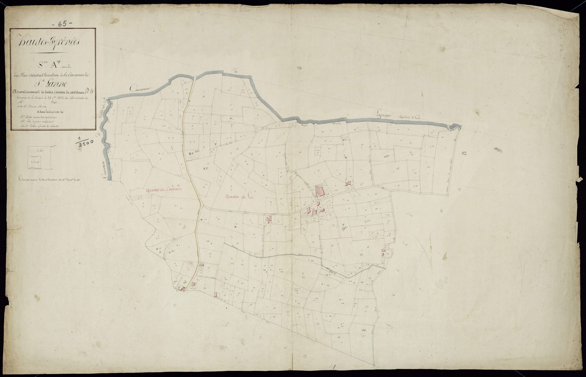 Saint-Lanne - Saint-Lanne.- Section B