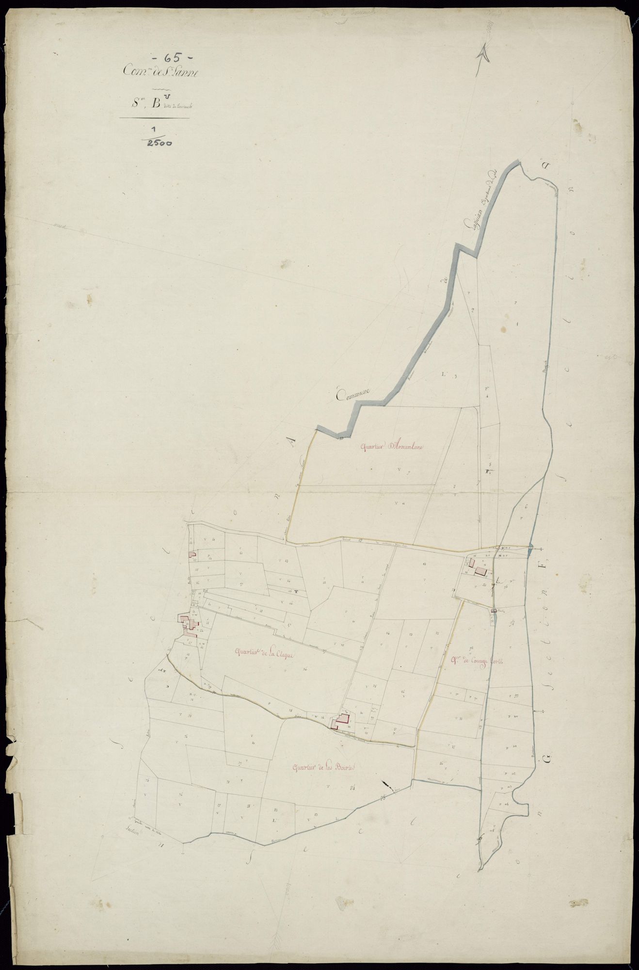 Saint-Lanne - Saint-Lanne.- Section C