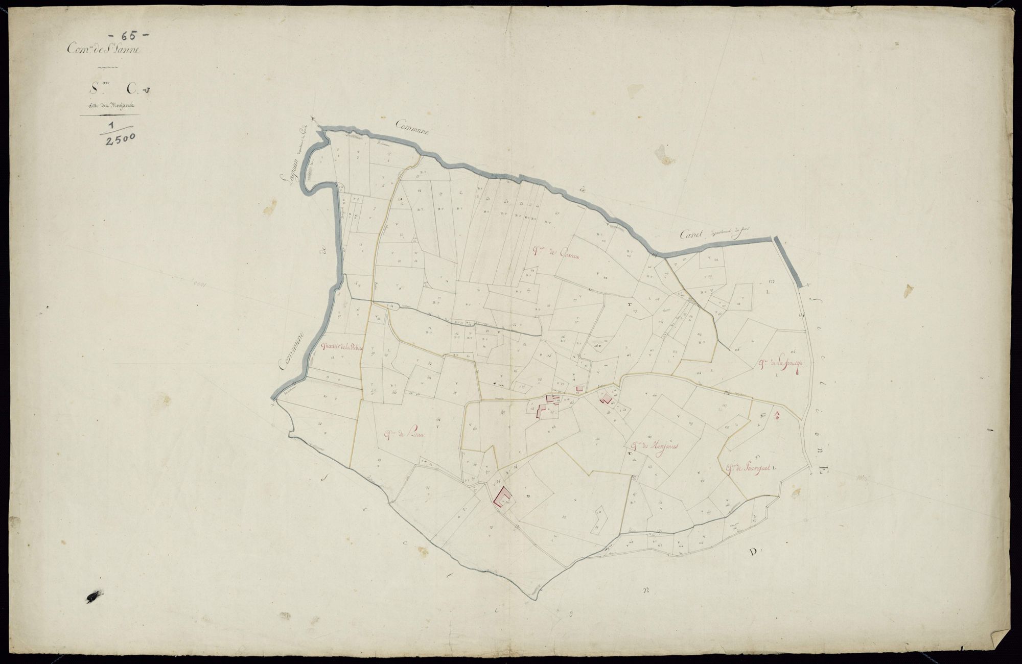 Saint-Lanne - Saint-Lanne.- Section D