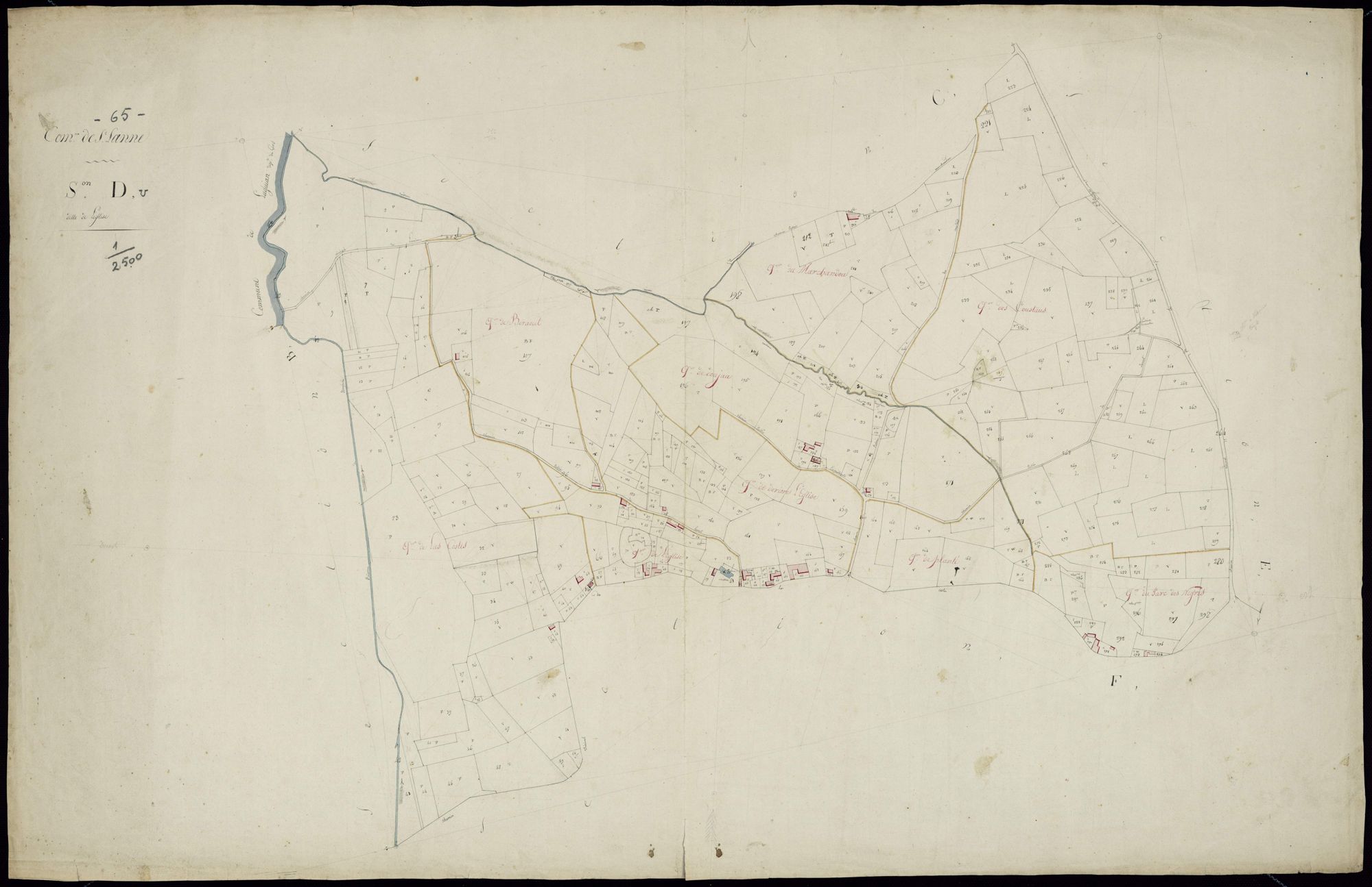 Saint-Lanne - Saint-Lanne.- Section E