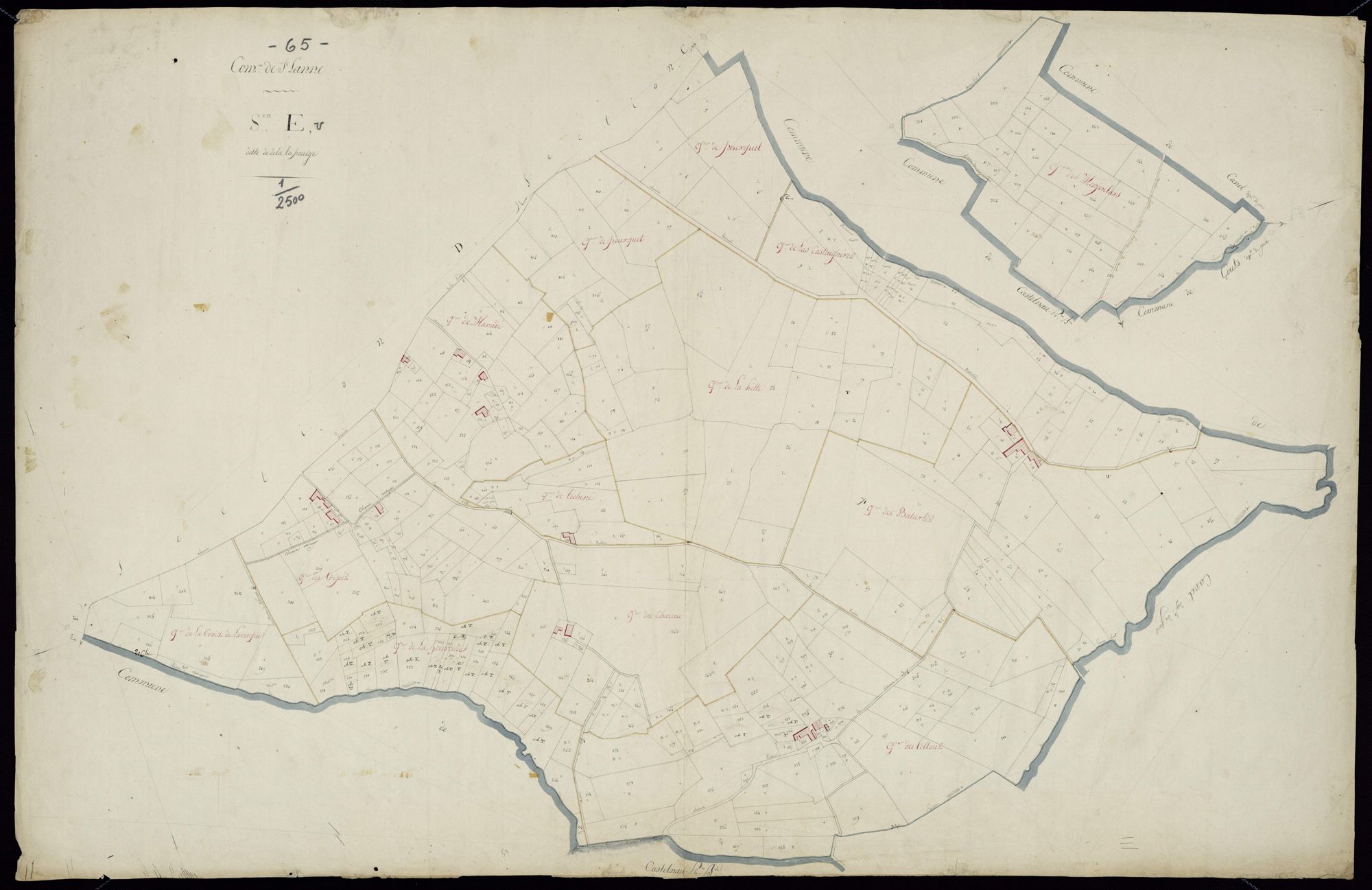 Saint-Lanne - Saint-Lanne.- Section F