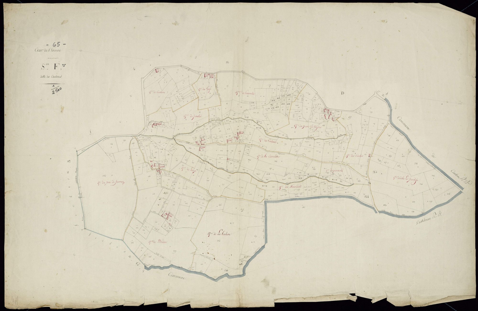 Saint-Lanne - Saint-Lanne.- Section G