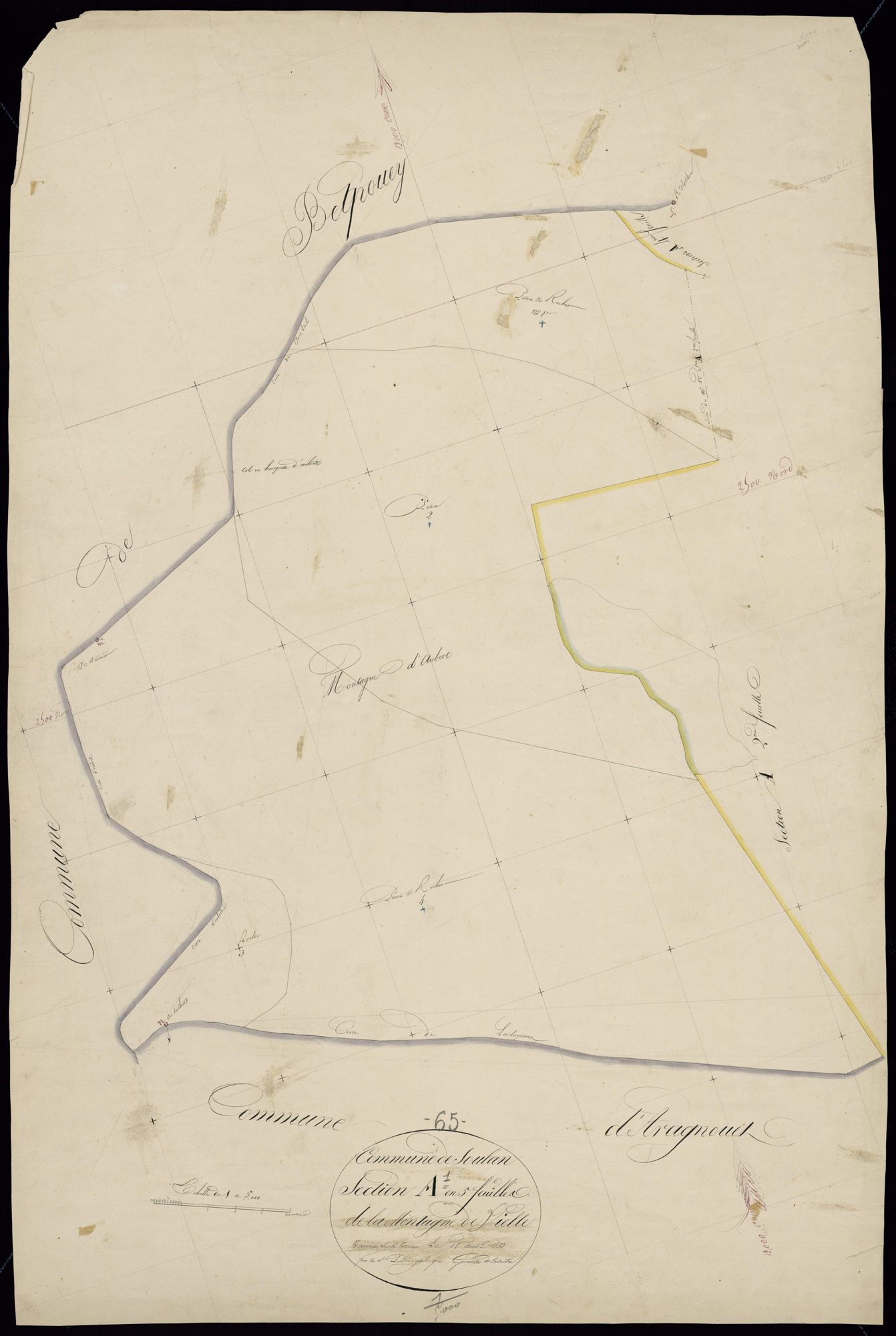 Saint-Lary-Soulan - Soulan : section A, 1re feuille