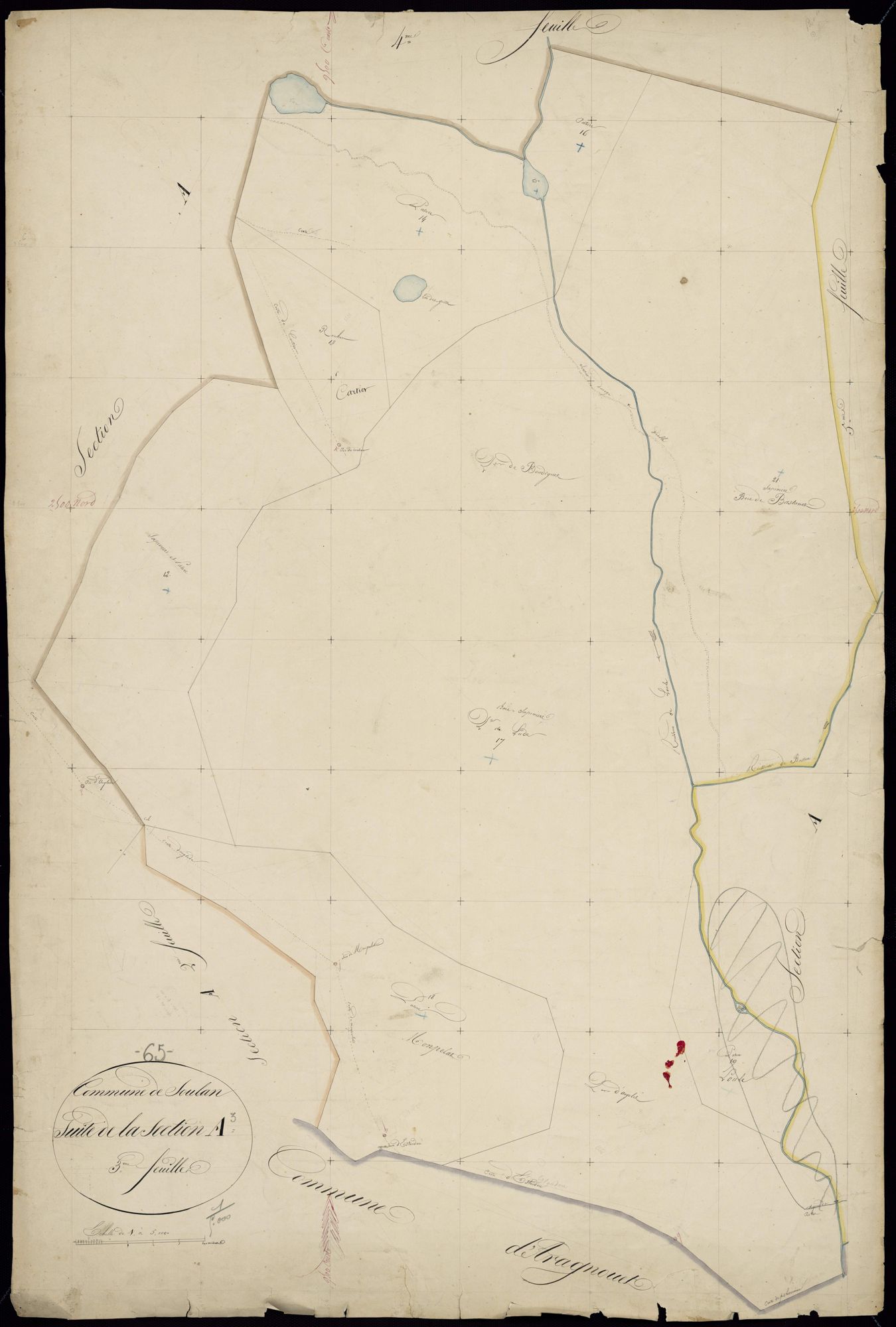Saint-Lary-Soulan - Soulan : section A, 3e feuille
