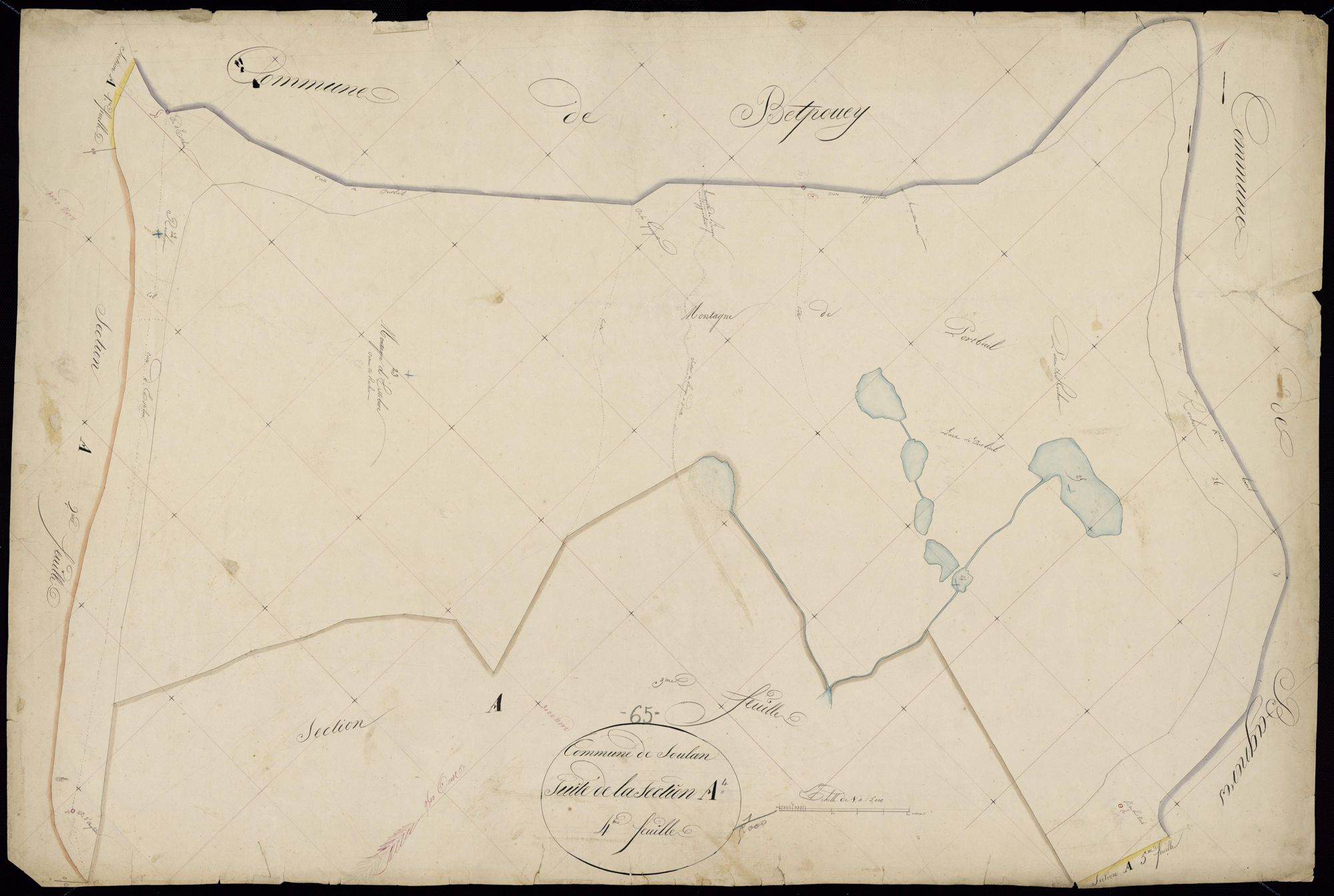Saint-Lary-Soulan - Soulan : section A, 4e feuille