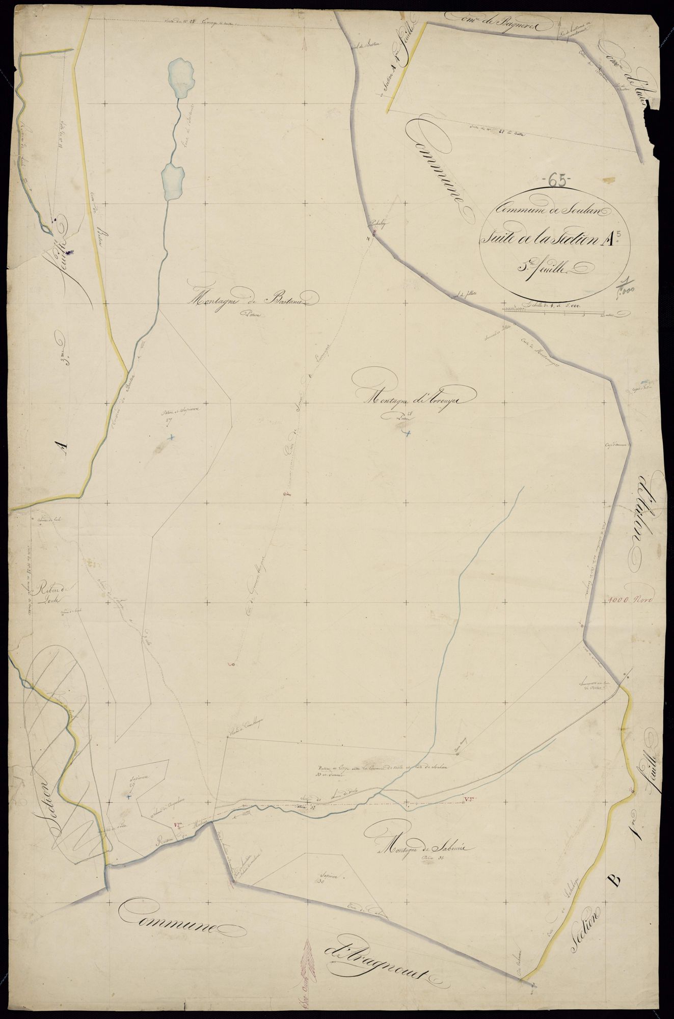 Saint-Lary-Soulan - Soulan : section A, 5e feuille