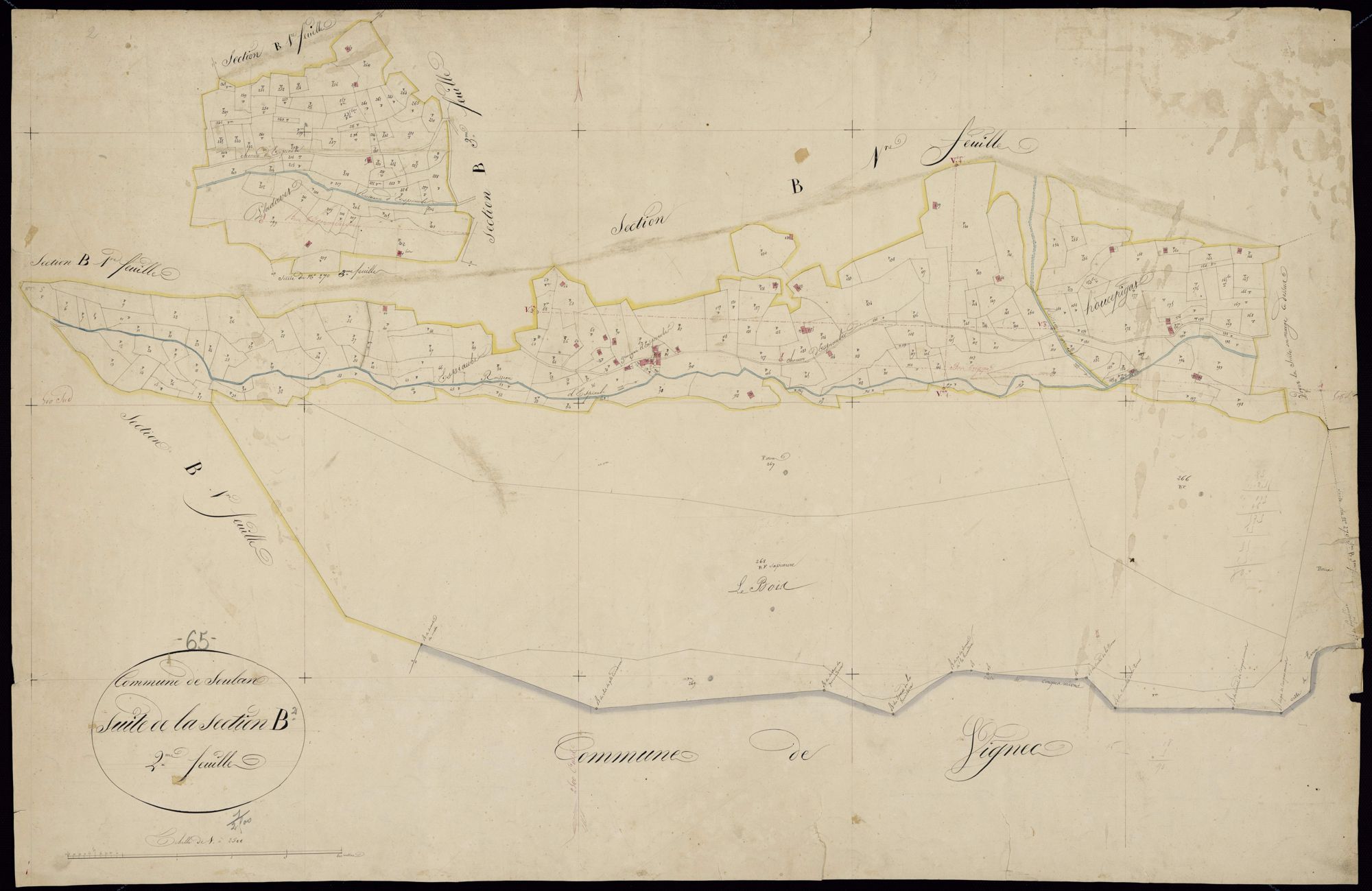 Saint-Lary-Soulan - Soulan : section B, 2e feuille
