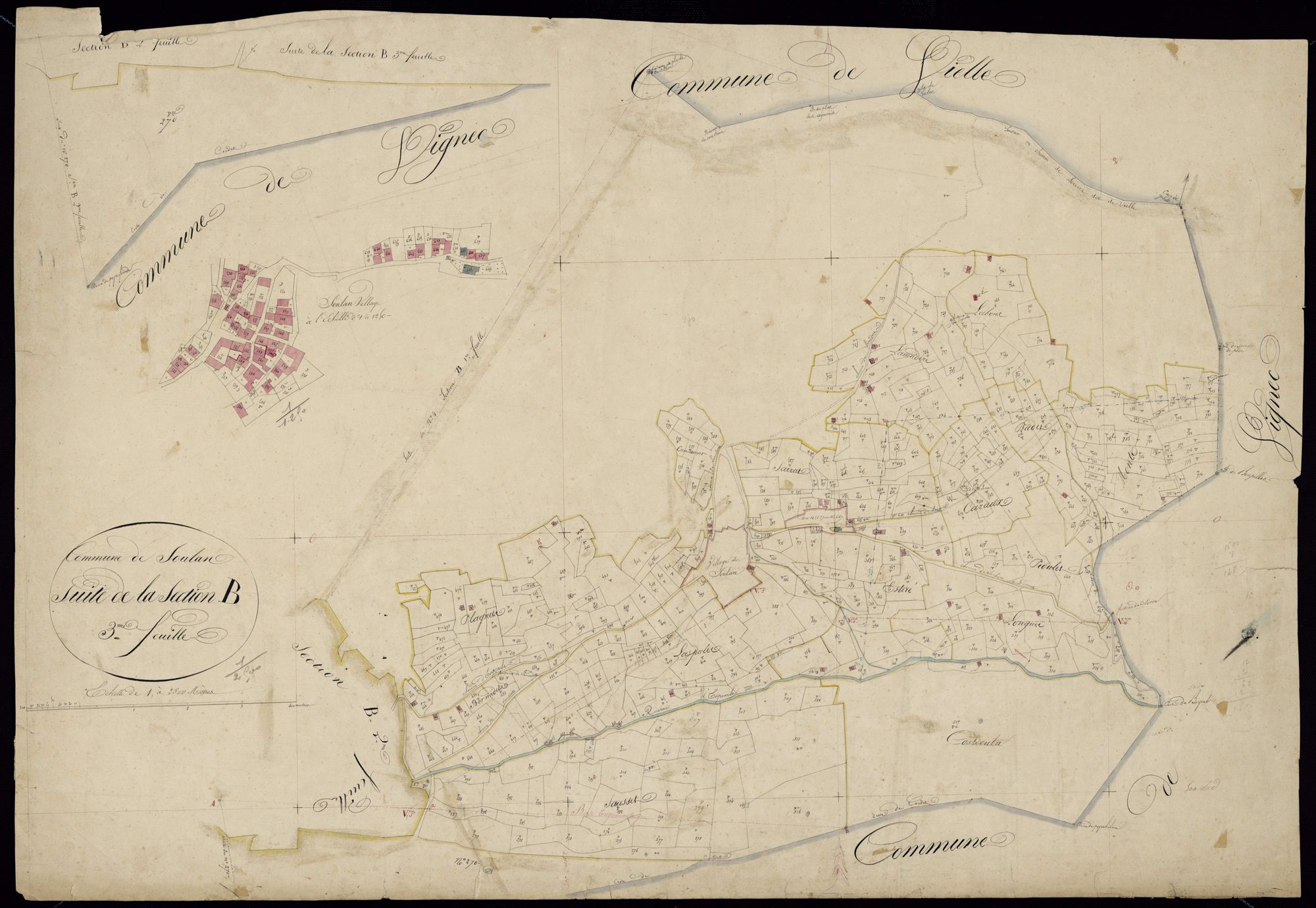Saint-Lary-Soulan - Soulan : section B, 3e feuille