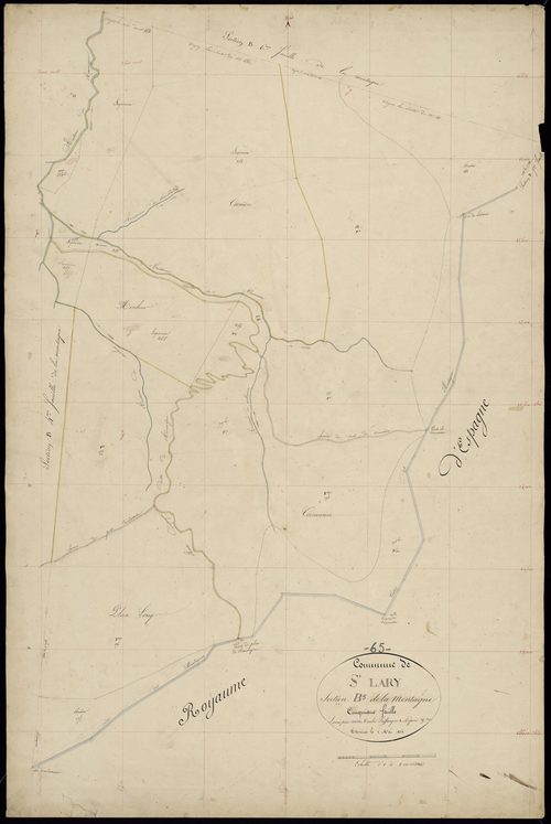 Saint-Lary-Soulan - Saint-Lary : section B, 5e feuille
