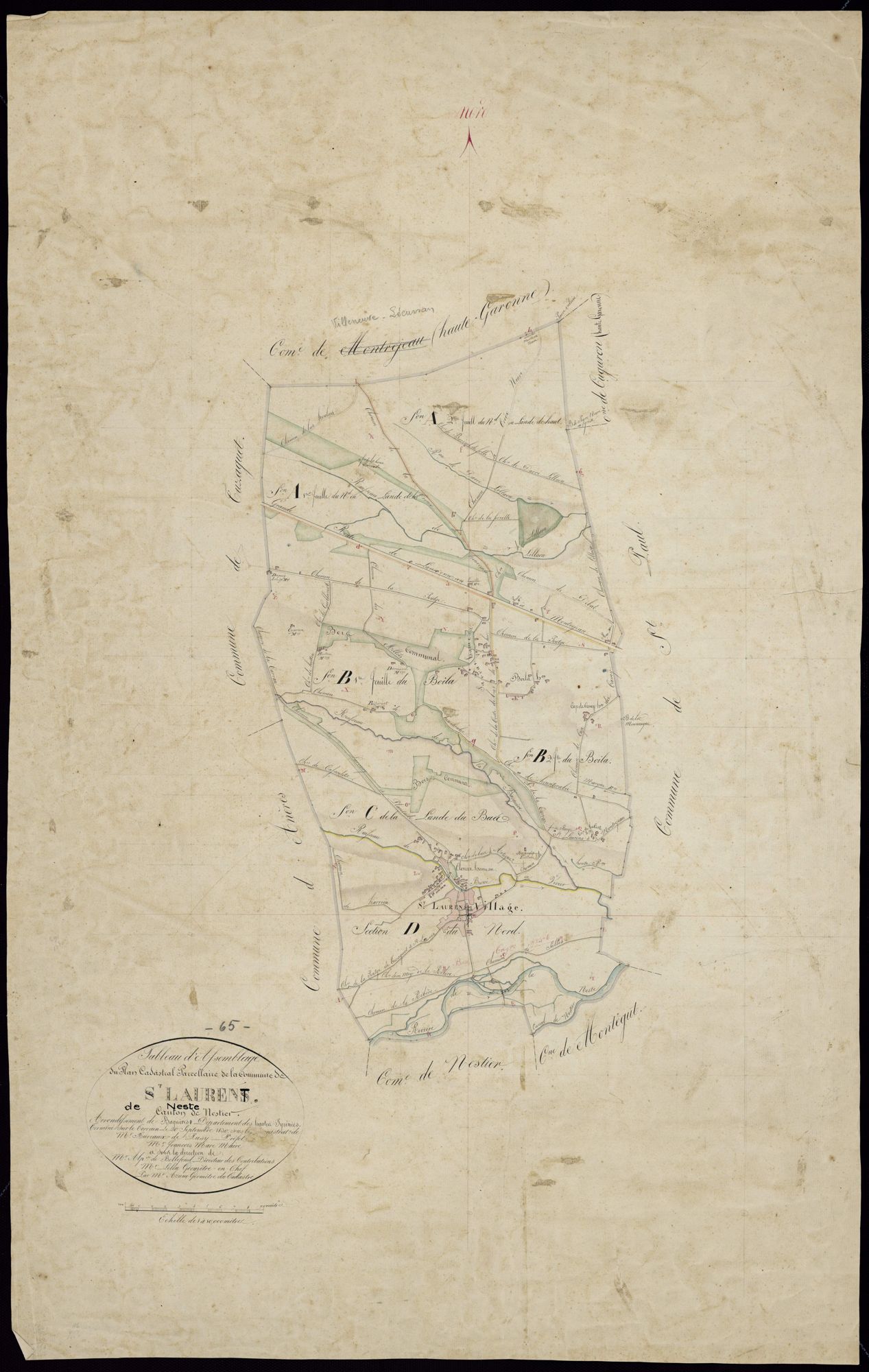 Saint-Laurent-de-Neste - Saint-Laurent-de-Neste.- Tableau d'assemblage