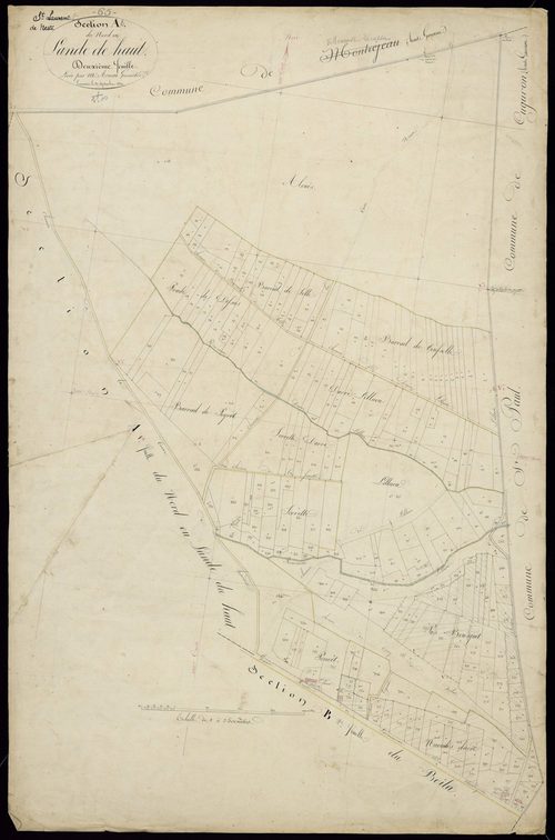 Saint-Laurent-de-Neste - Saint-Laurent-de-Neste.- Section A, 2e feuille