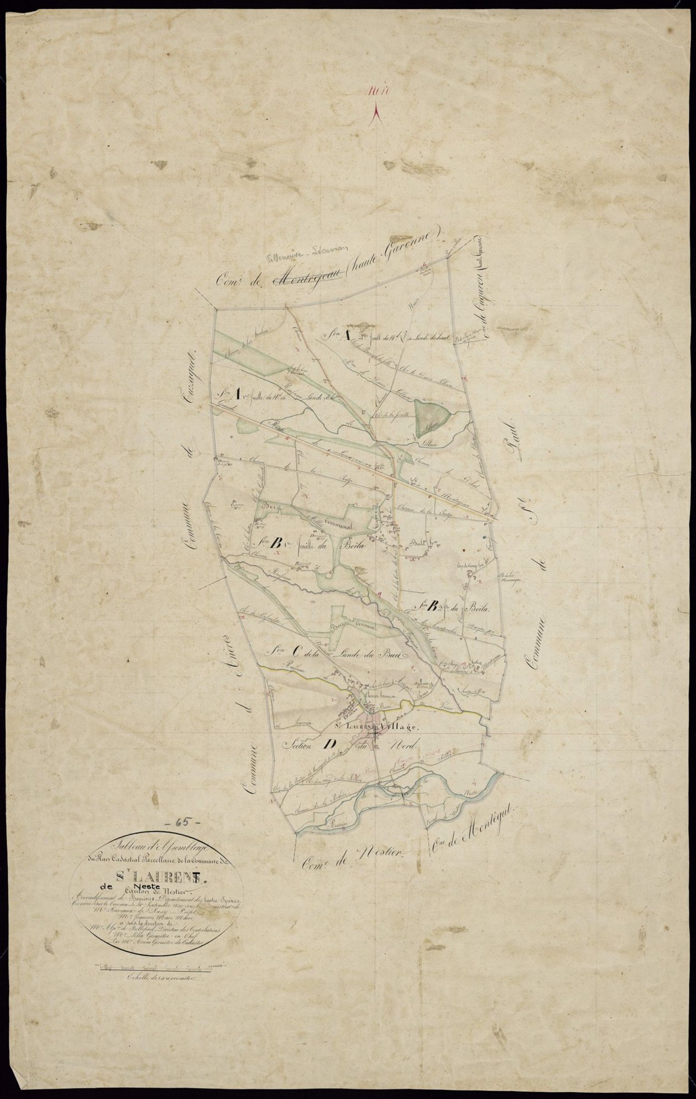 Saint-Laurent-de-Neste - Saint-Laurent-de-Neste.- Tableau d'assemblage