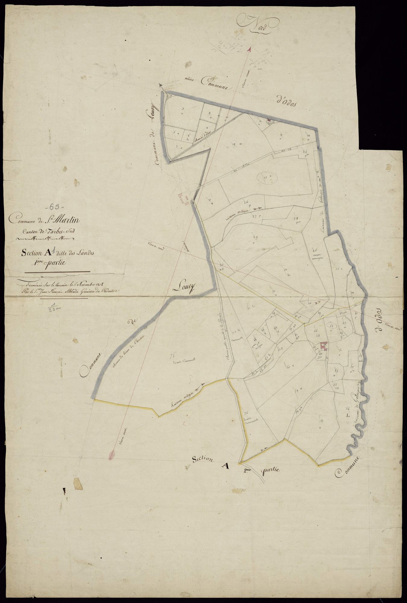 Saint-Martin - Saint-Martin.- Section A, 1re feuille