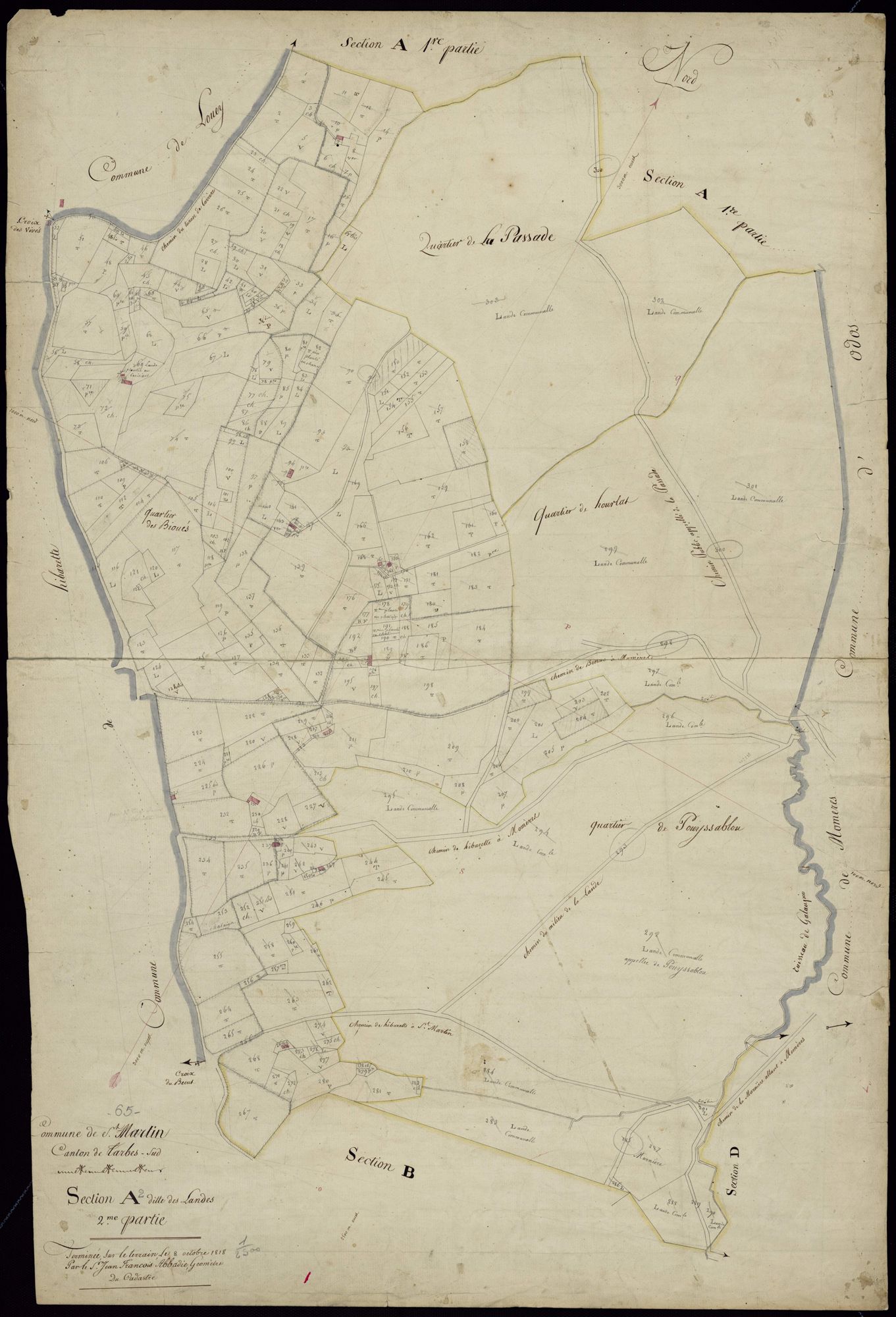 Saint-Martin - Saint-Martin.- Section A, 2e feuille