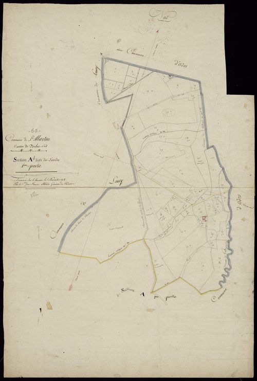 Saint-Martin - Saint-Martin.- Section A, 1re feuille