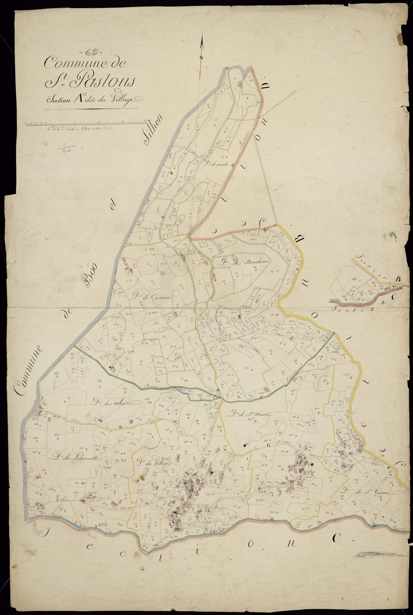 Saint-Pastous - Saint-Pastous.- Section A