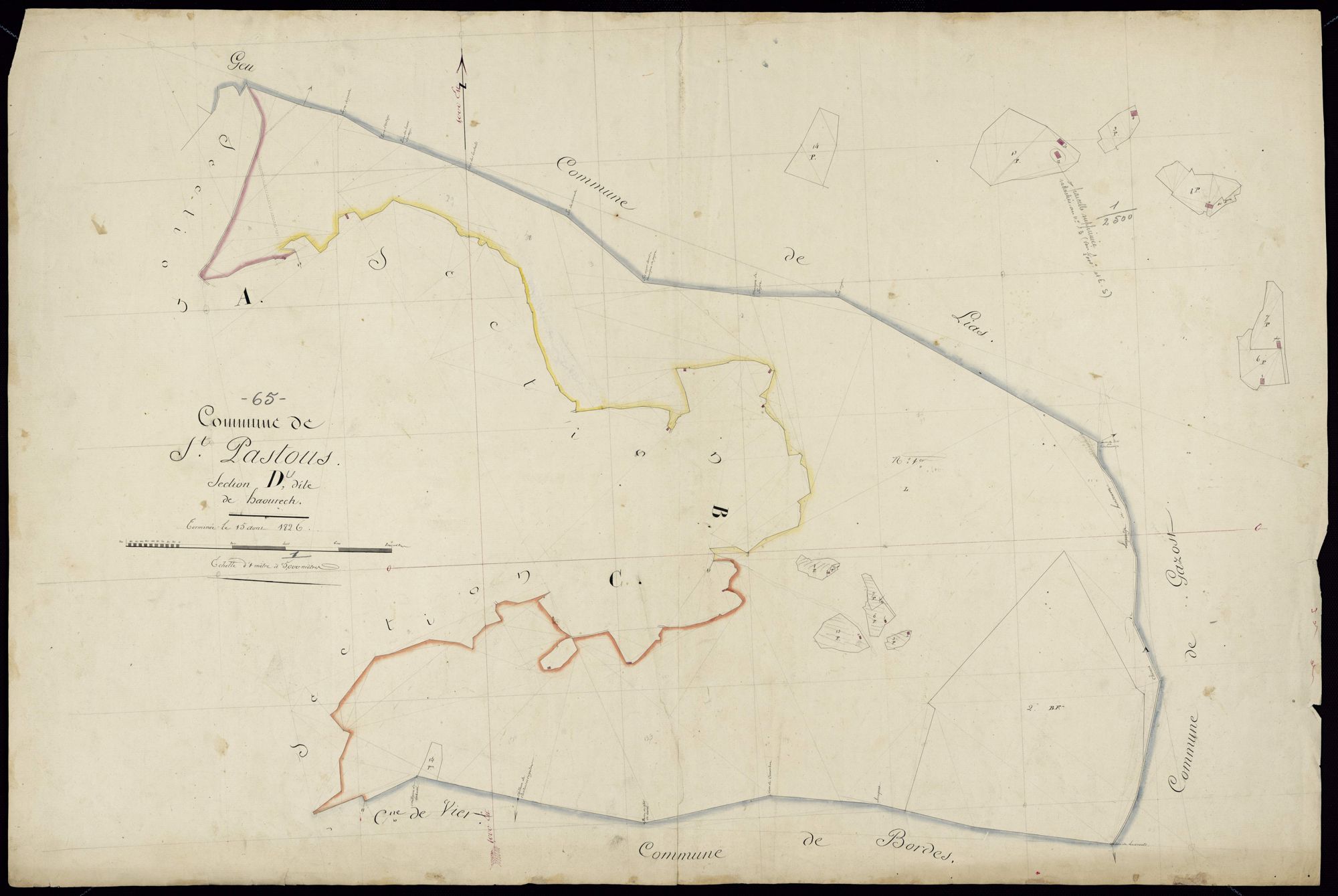 Saint-Pastous - Saint-Pastous.- Section D