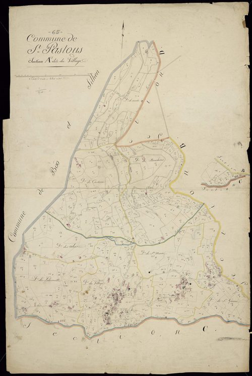 Saint-Pastous - Saint-Pastous.- Section A