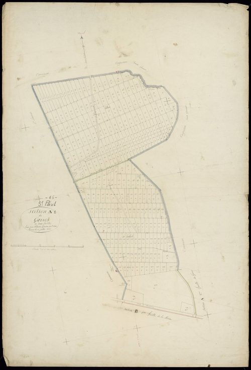 Saint-Paul - Saint-Paul.- Section A, 1re feuille