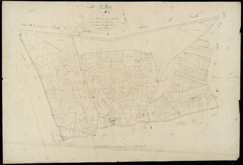 Saint-Paul - Saint-Paul.- Section B, 1re feuille
