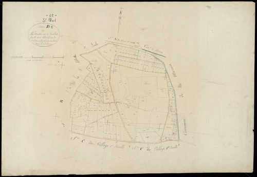 Saint-Paul - Saint-Paul.- Section B, 2e feuille