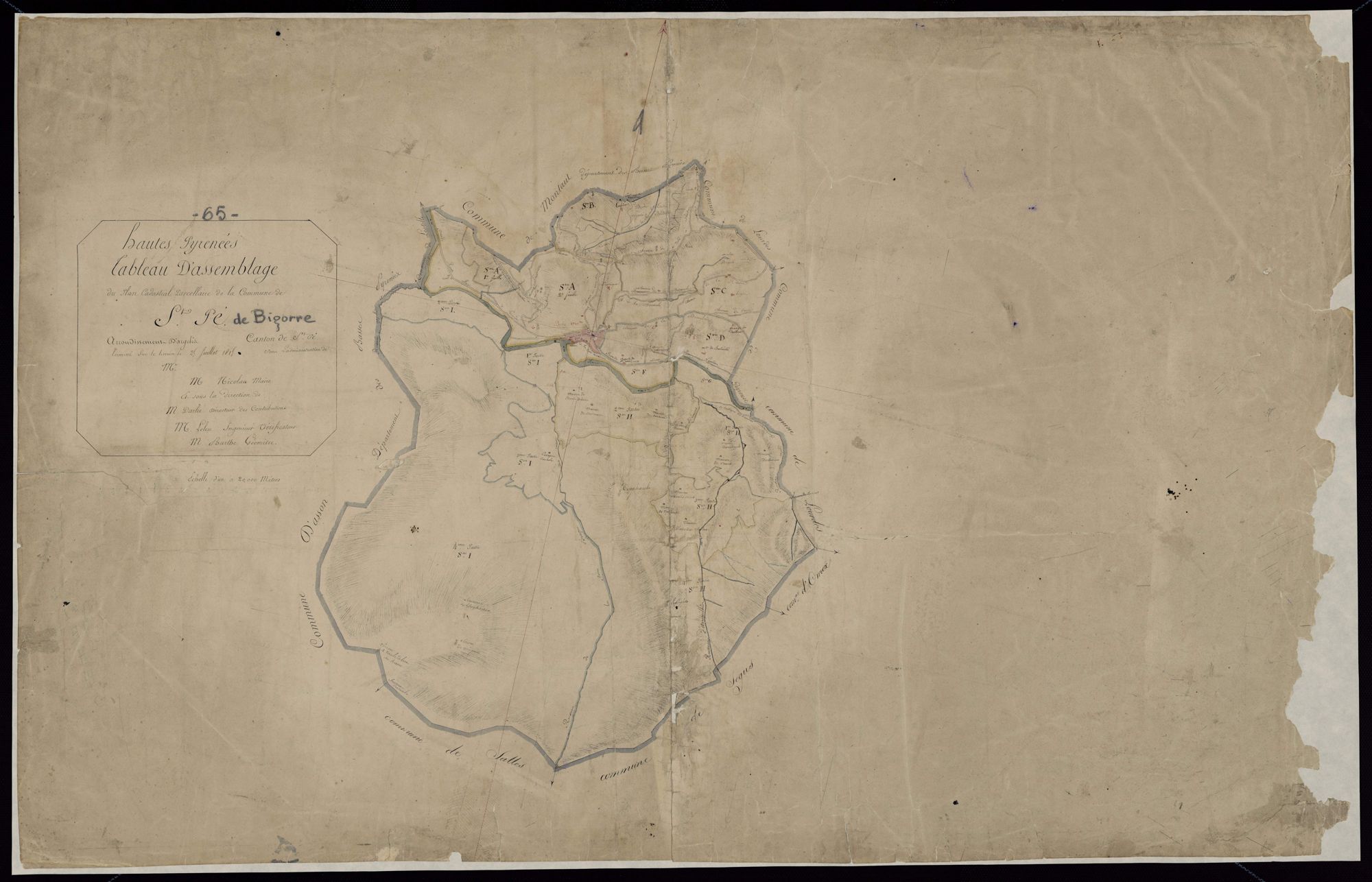 Saint-Pé-de-Bigorre - Saint-Pé-de-Bigorre.- Tableau d'assemblage
