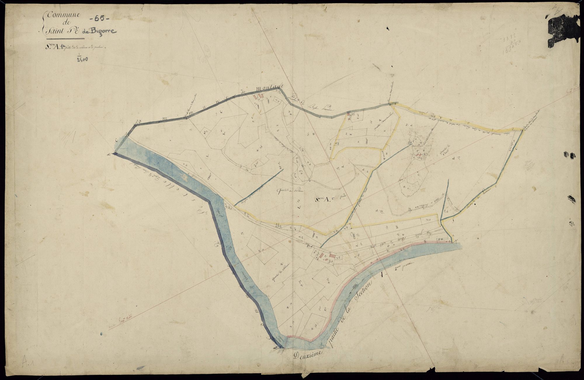 Saint-Pé-de-Bigorre - Saint-Pé-de-Bigorre.- Section A, 1re feuille