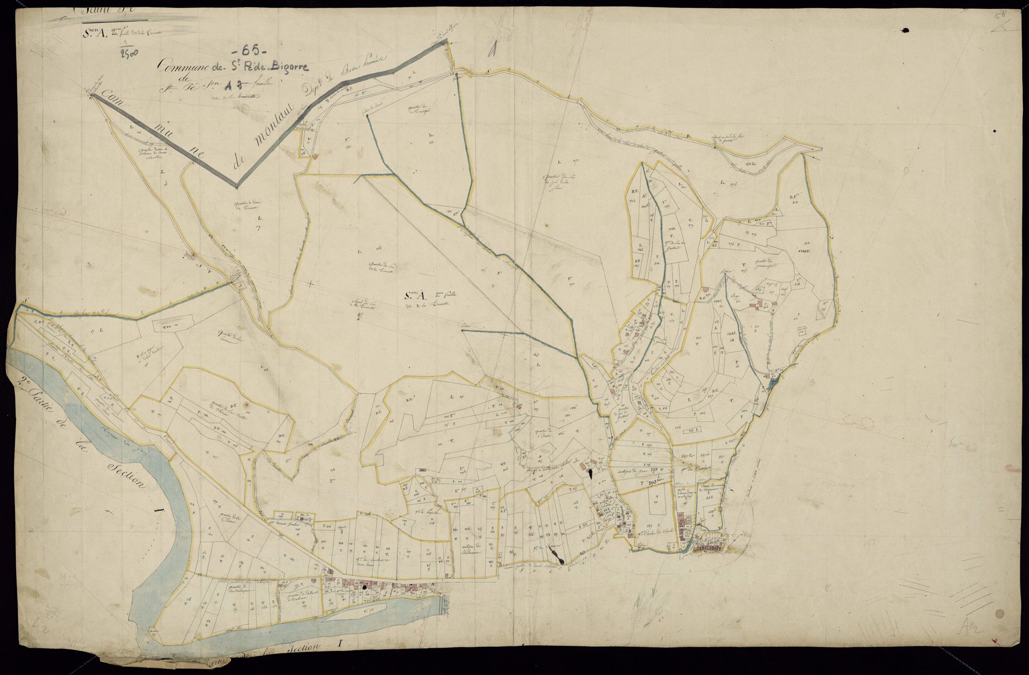 Saint-Pé-de-Bigorre - Saint-Pé-de-Bigorre.- Section A, 2e feuille