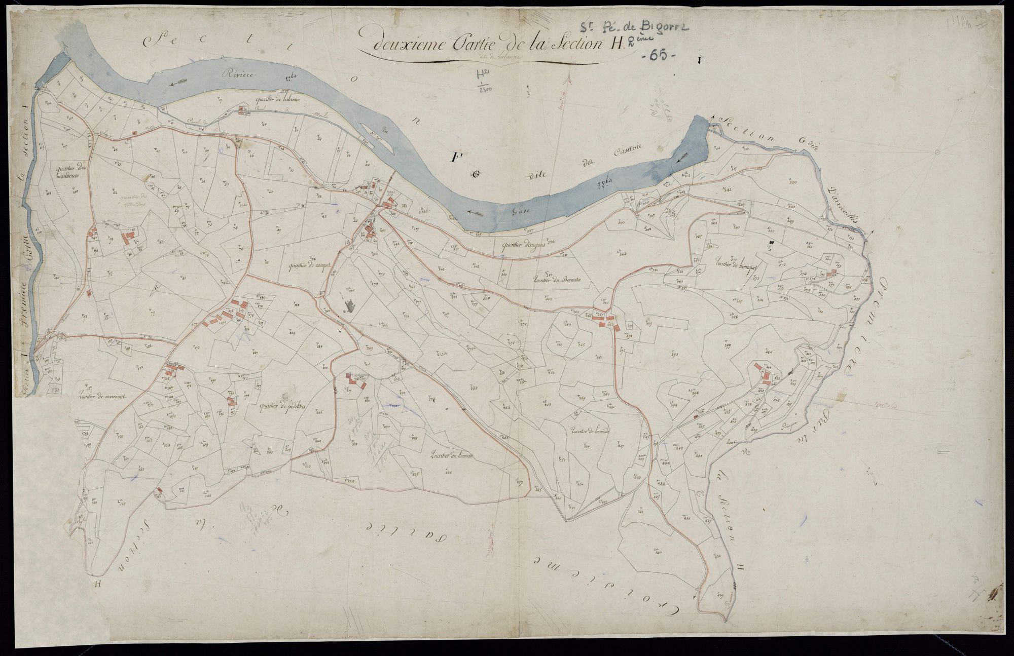 Saint-Pé-de-Bigorre - Saint-Pé-de-Bigorre.- Section H, 2e feuille