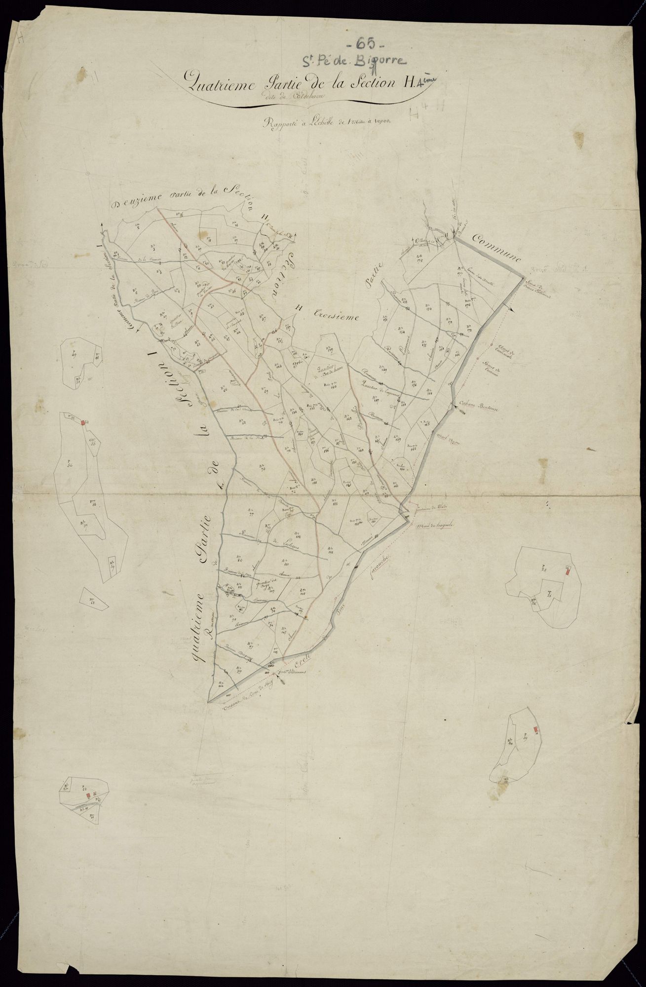 Saint-Pé-de-Bigorre - Saint-Pé-de-Bigorre.- Section H, 4e feuille
