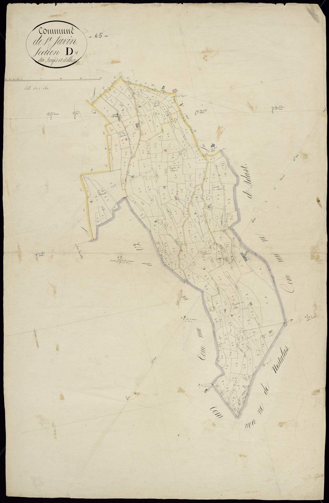Saint-Savin - Saint-Savin.- Section D