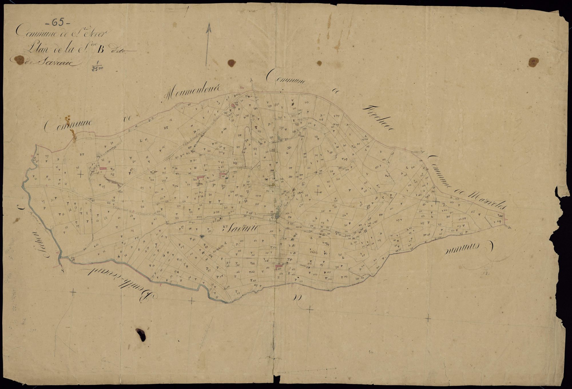 Saint-Sever-de-Rustan - Saint-Sever-de-Rustan.- Section B.