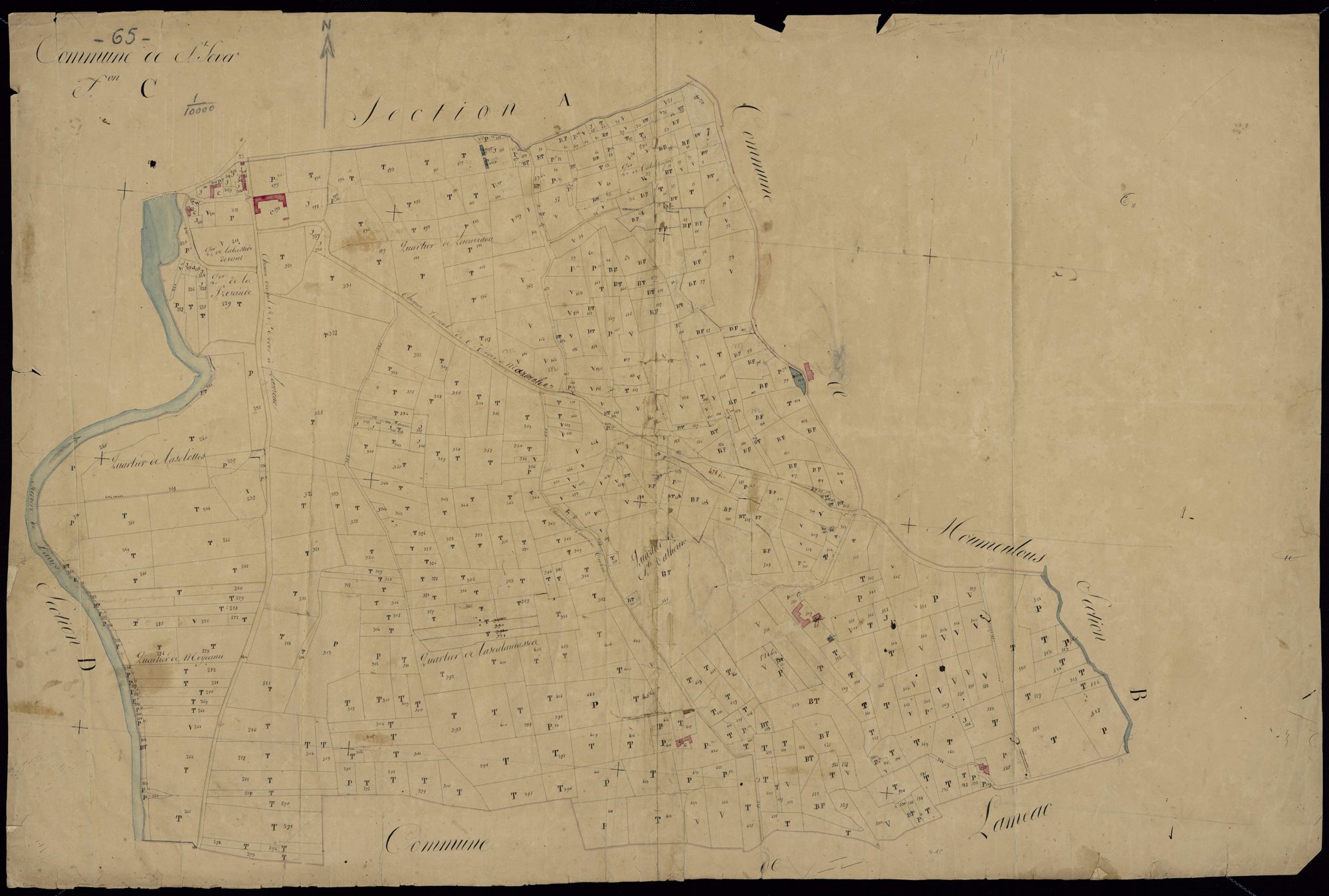 Saint-Sever-de-Rustan - Saint-Sever-de-Rustan.- Section C.