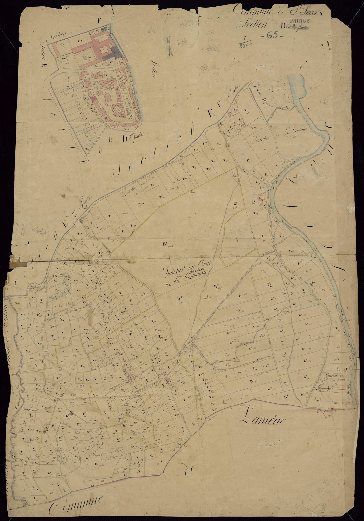 Saint-Sever-de-Rustan - Saint-Sever-de-Rustan.- Section D.