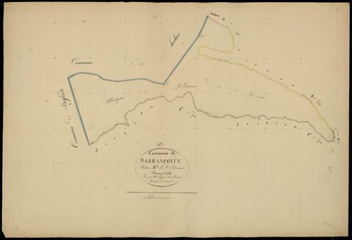 Sarrancolin - Sarrancolin.- Section B, 2e feuille