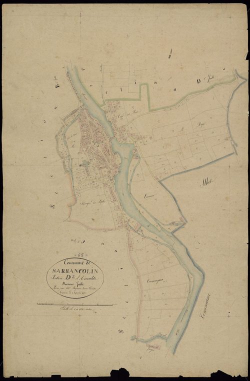 Sarrancolin - Sarrancolin.- Section D, 2e feuille