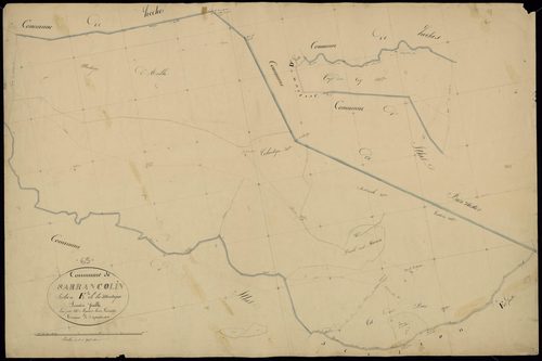 Sarrancolin - Sarrancolin.- Section E, 1re feuille