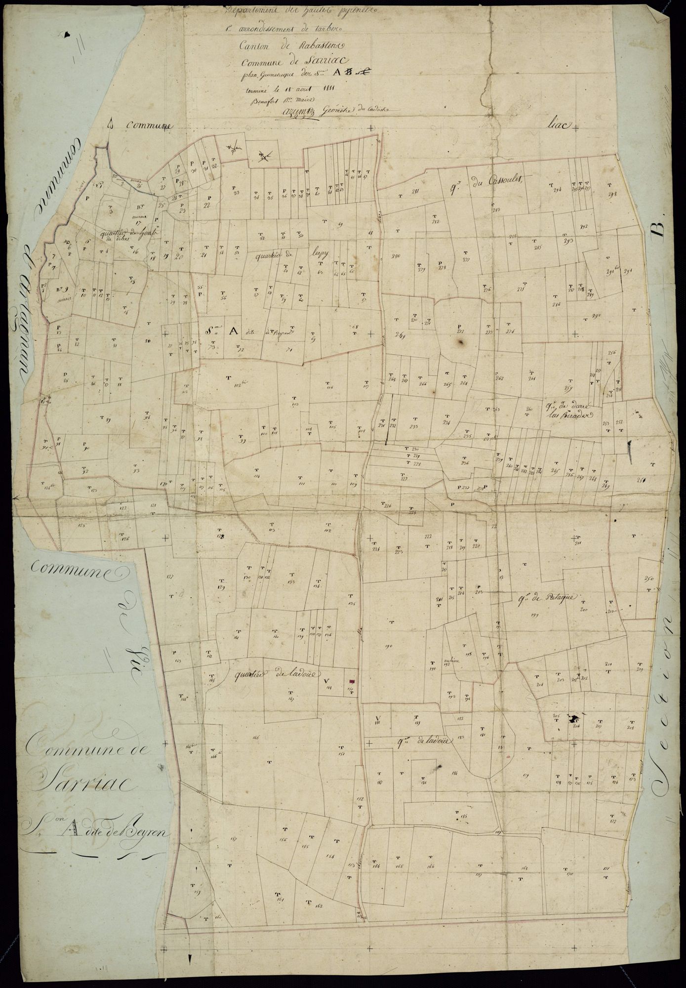 Sarriac-Bigorre - Sarriac-Bigorre.- Section A