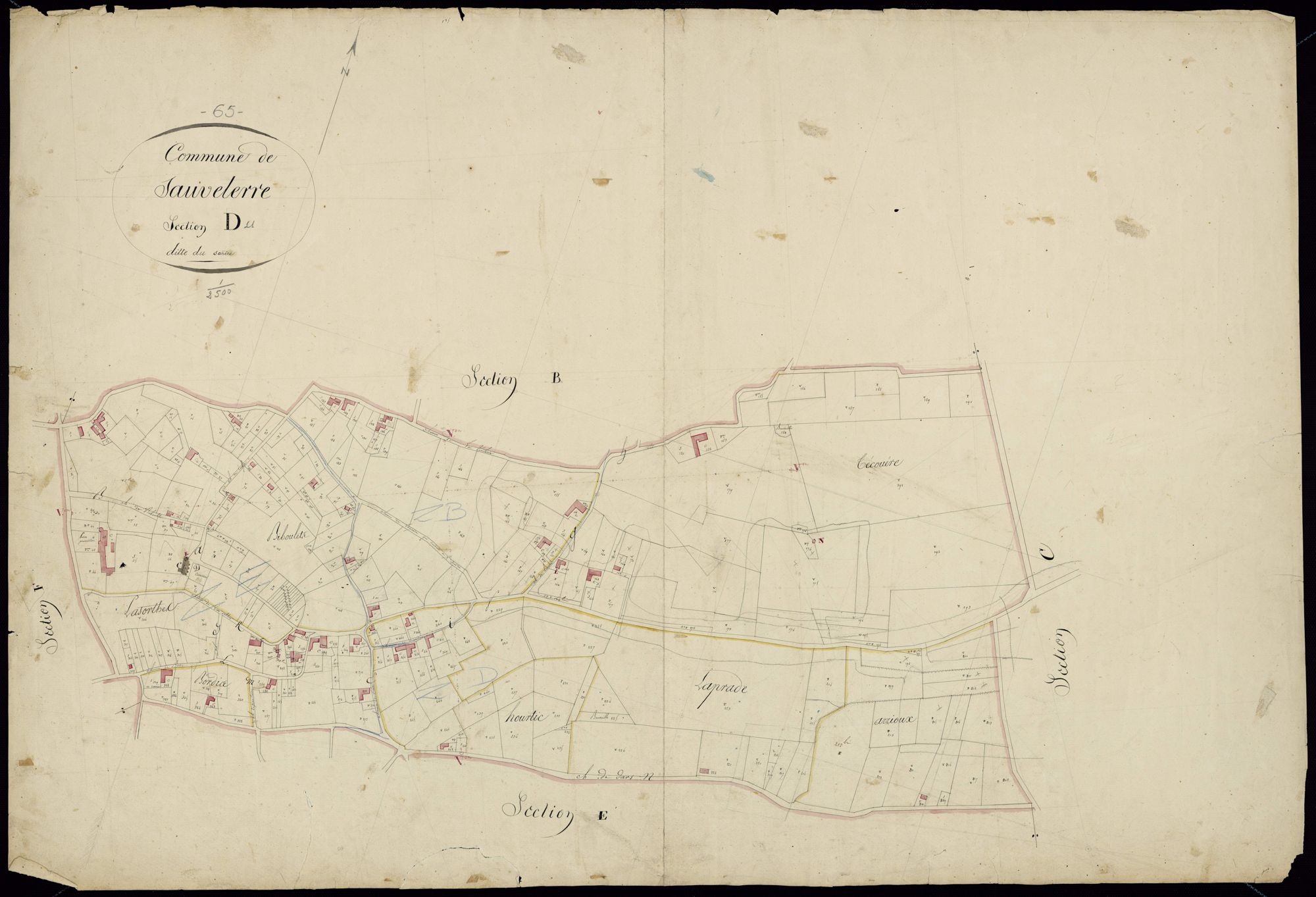 Sauveterre - Sauveterre.- Section D
