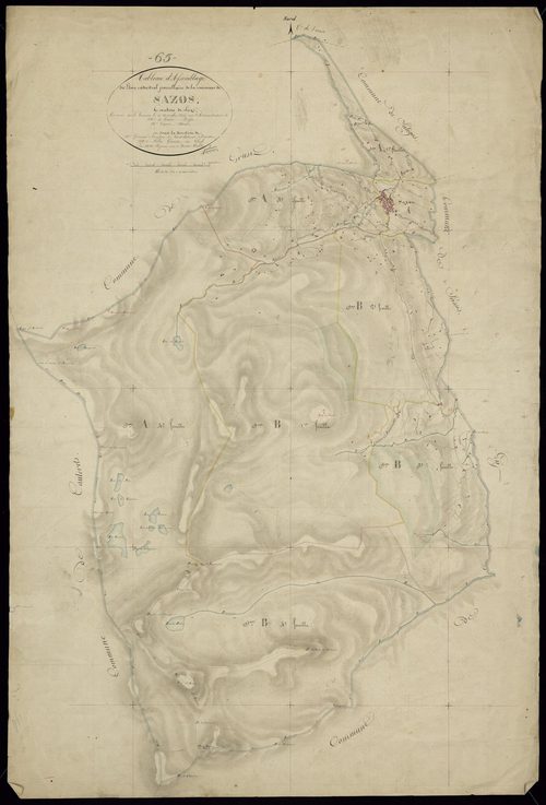 Sazos - Sazos.- Tableau d'assemblage