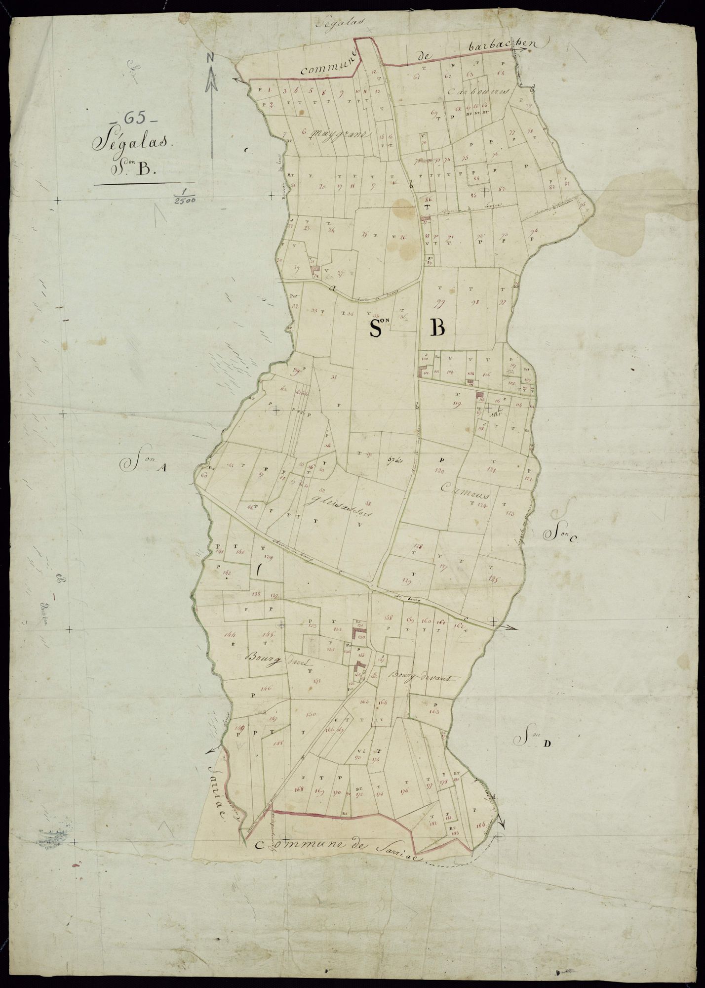 Ségalas - Ségalas.- Section B