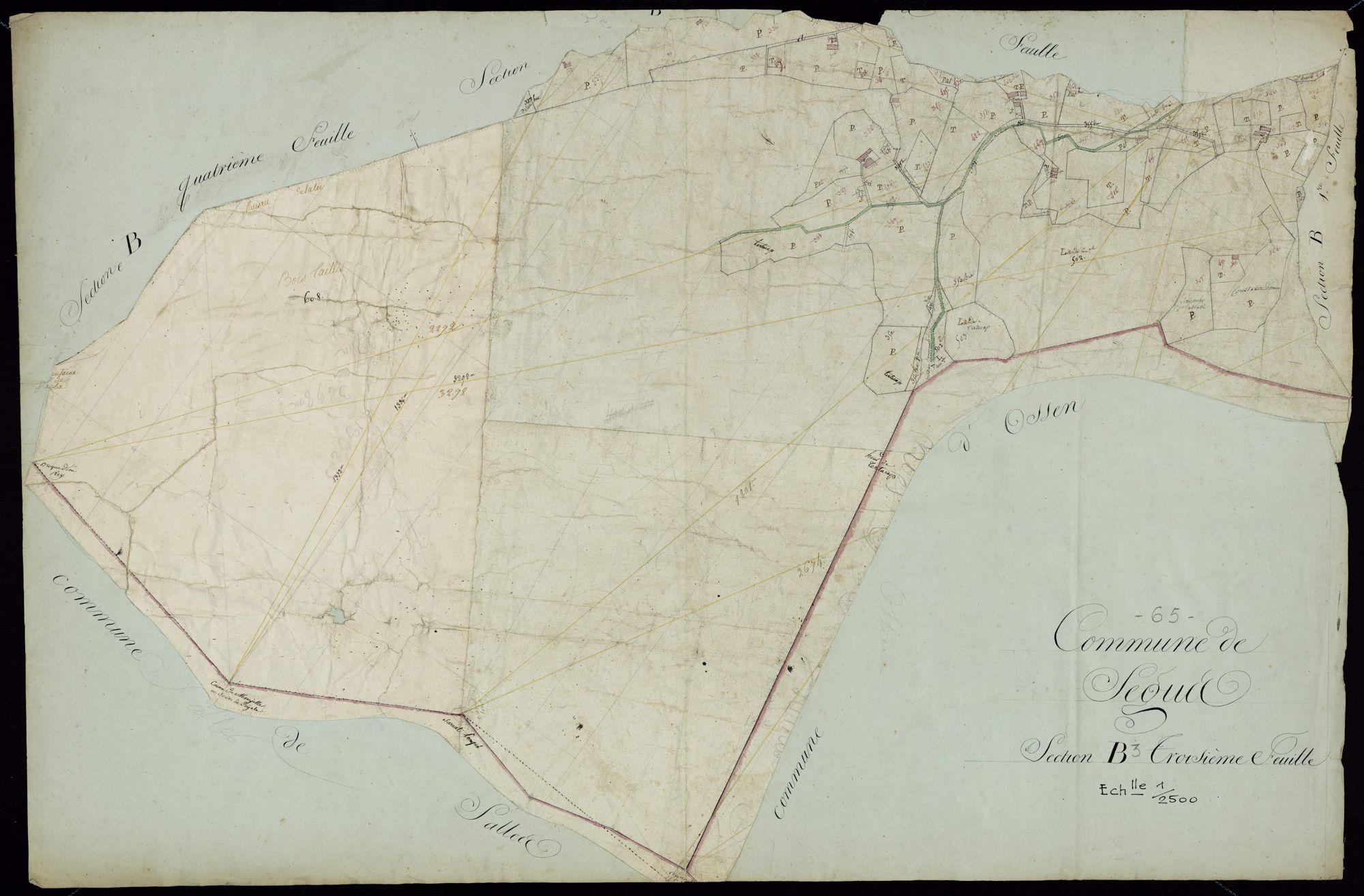 Ségus - Ségus.- Section B, 3e feuille