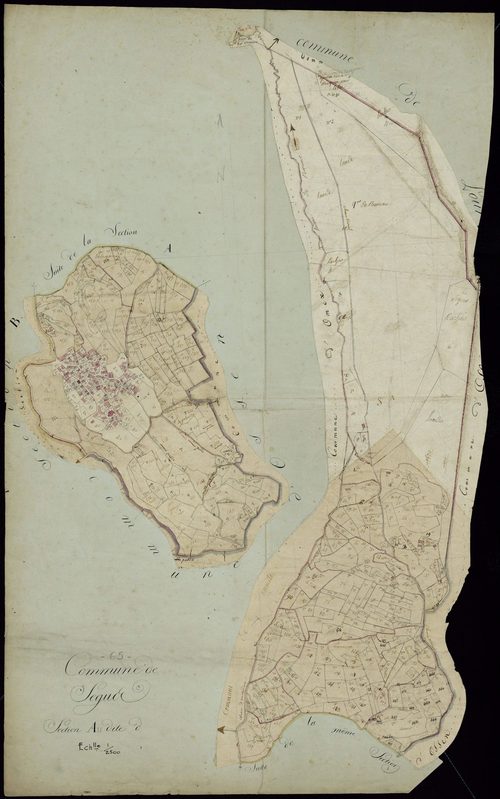 Ségus - Ségus.- Section A, 1re feuille