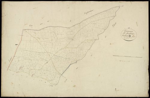 Sentous - Sentous.- Section D, 1re feuille
